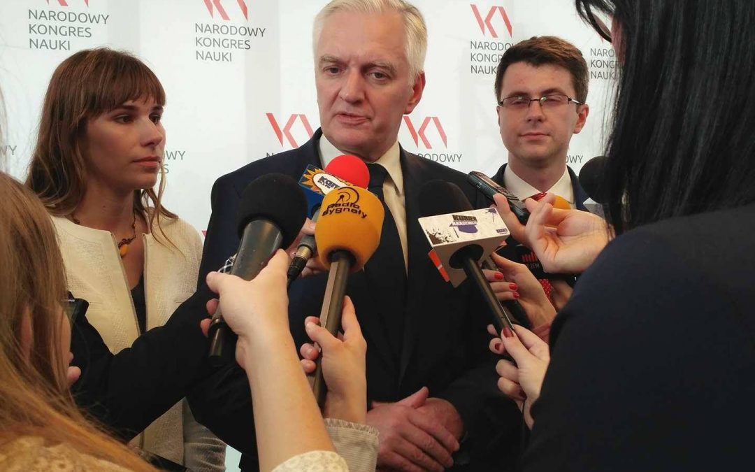 Jarosław Gowin przedstawił projekt tzw. “konstytucji dla nauki” podczas NKN w Krakowie