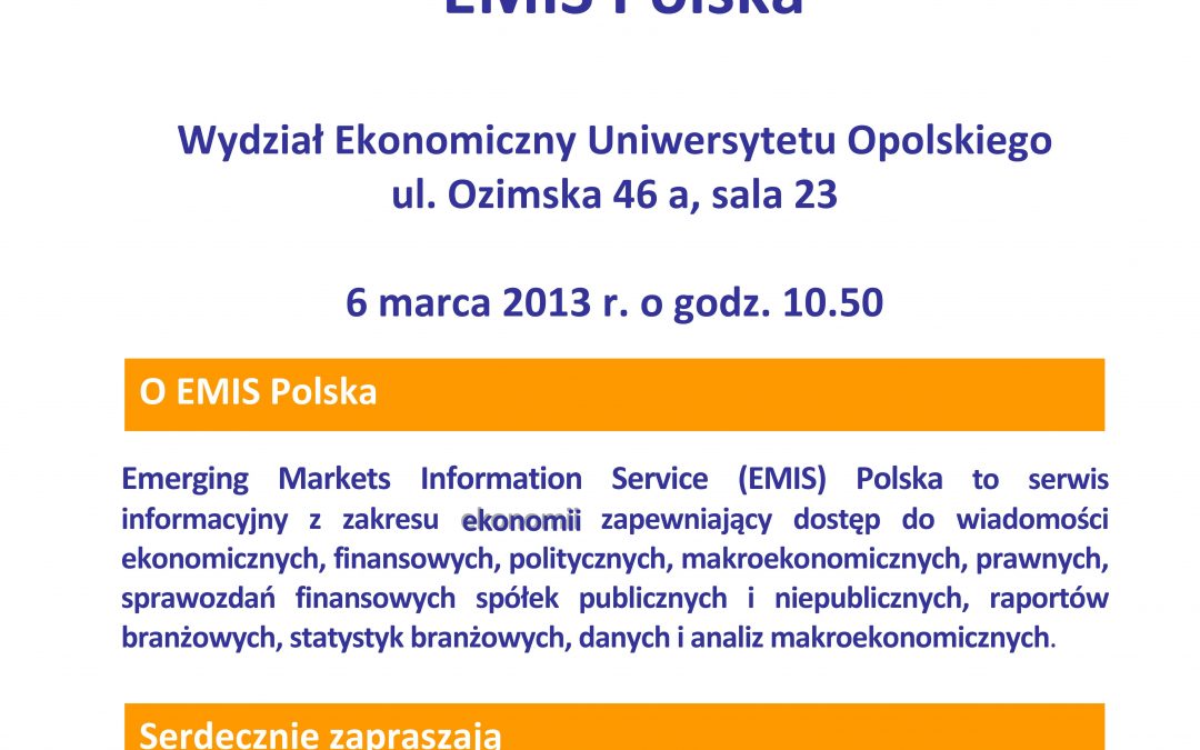 Szkolenie “EMIS”