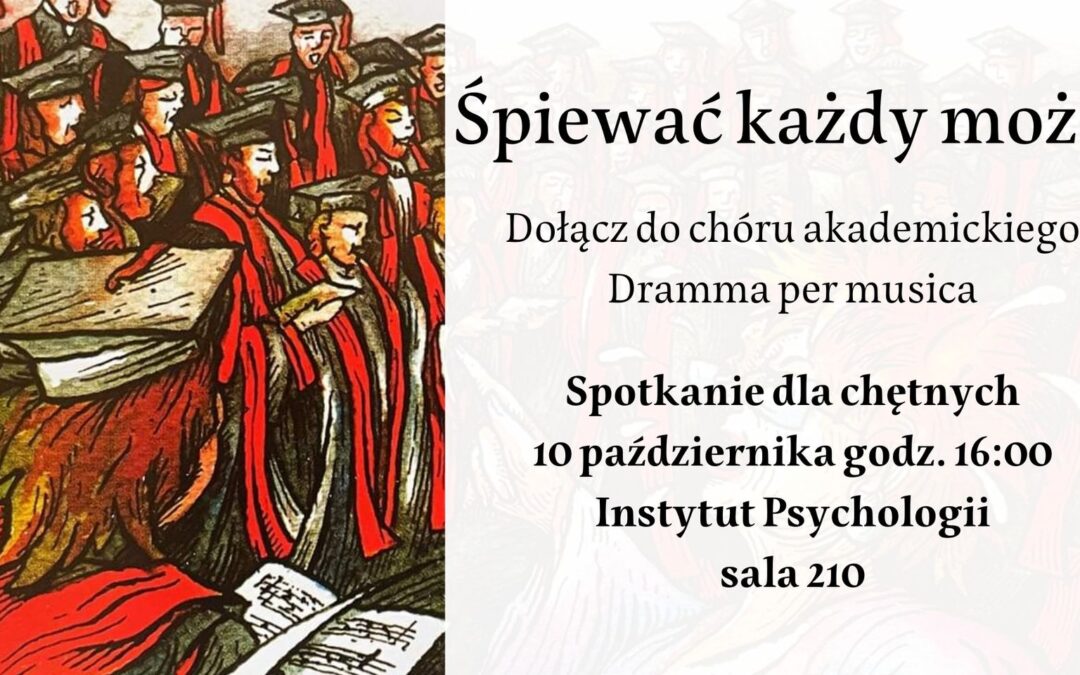 Dołącz do chóru akademickiego UO!