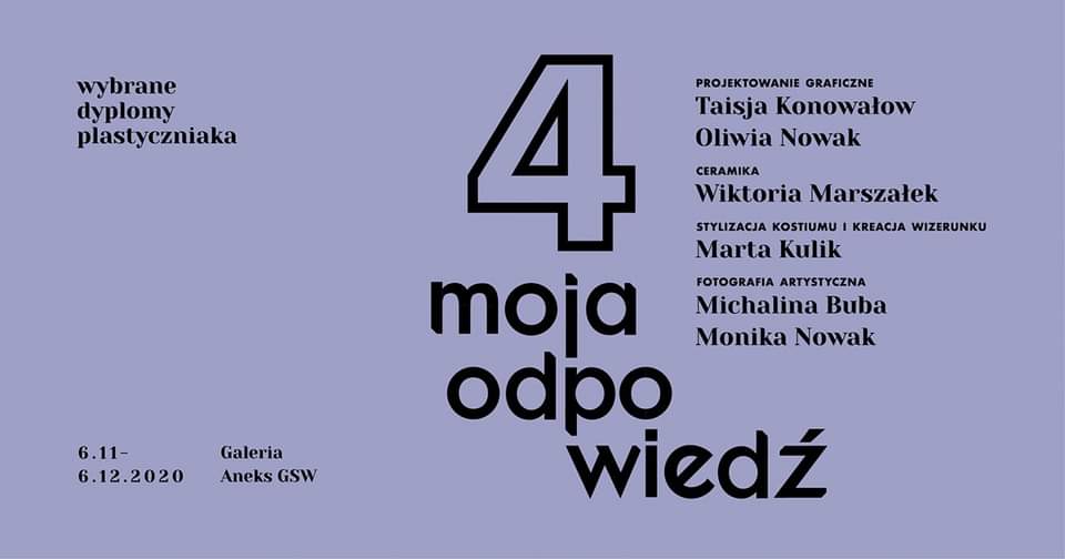 „Moja odpowiedź 4…” – wystawa młodych artystów w opolskiej Galerii Sztuki Współczesnej