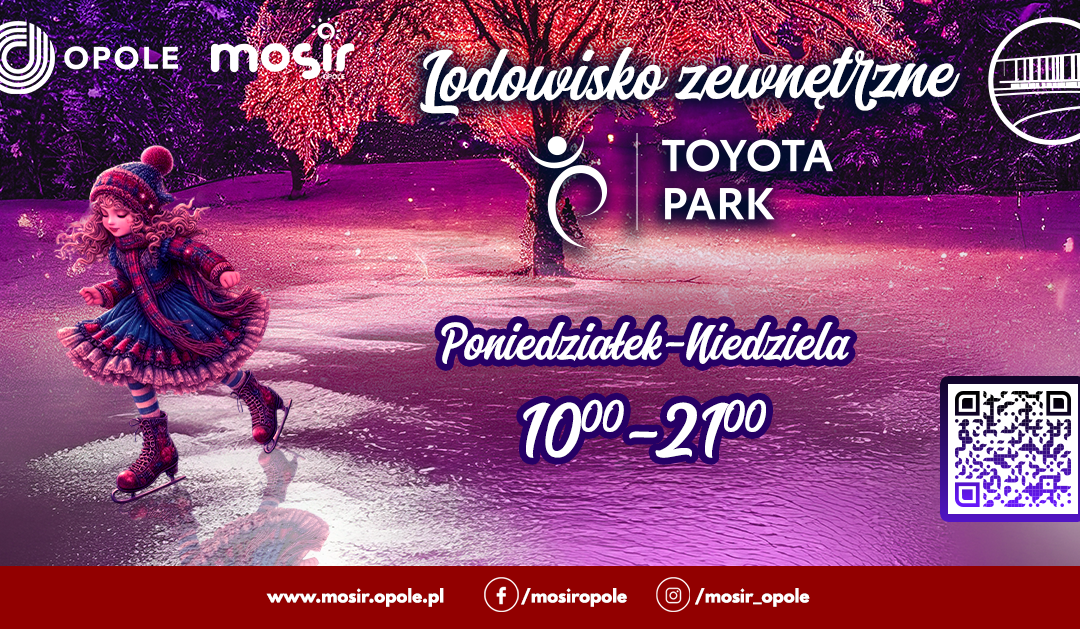Lodowisko pod chmurką otwarte. 1800 m² lodu dostępne codziennie