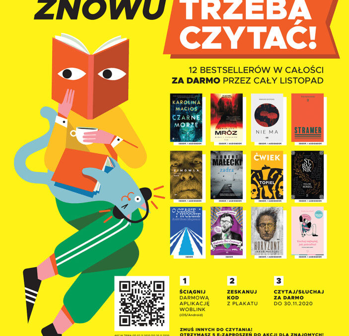 W liściach trzeszczy kartek trzask, Czytaj z nami w listopadowy czas!