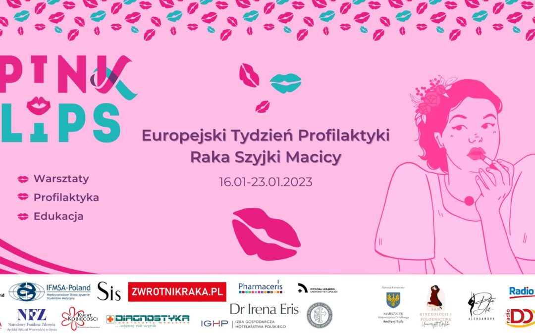 Trwa akcja Pink Lips. Razem zapobiegajmy rakowi szyjki macicy!